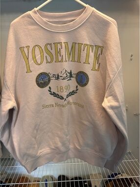 Original Use Yosemite 1890 Sierra Nevada Mountains Crewneck